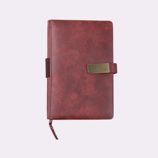 Voila Notebook- Maroon- A5- 104 Sheets