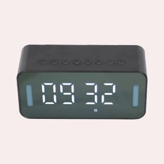 Abode Desk Clock- Black