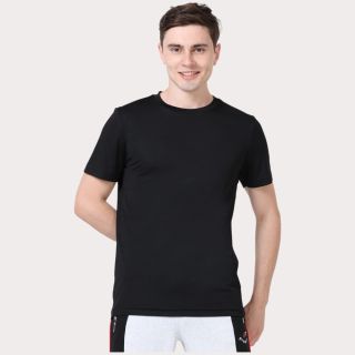 Puma Round Neck 100% Polyster 160 GSM T-Shirt- Black