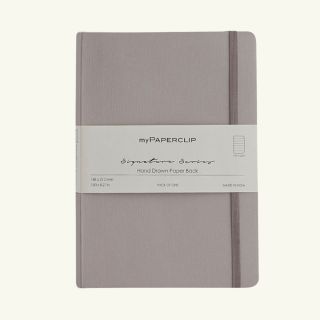 MyPaperclip Signature Series Notebook- 192 Pages-  Beige