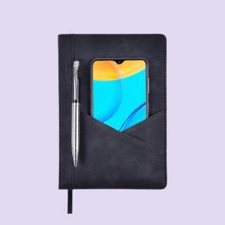 Vector Notebook- Black- A5- 196 Pages