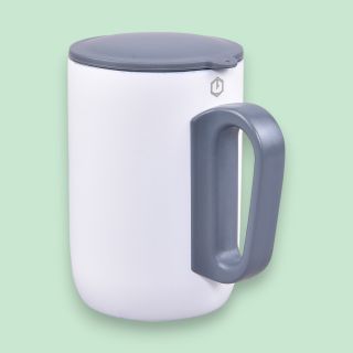 Lisbon Stainless Travel Mug- White- 280ml