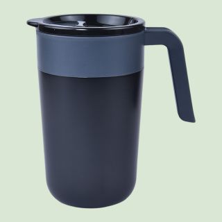 Cuppa Double Wall Travel Mug With Handle- Black- 400ml