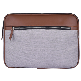 Folio Laptop Sleeve- Light Grey