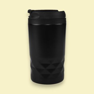 Toby Stainless Steel Travel Mug- Black- 250ml
