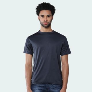 Greys&Blues Mobilitee Round Neck T-Shirt- Dark Grey