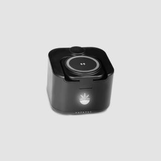 Glow Gadgets Ignite-Bluetooth Speaker With 3 in 1 Wireless Charging- Black