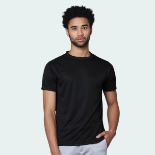 Greys&Blues Mobilitee Round Neck T-Shirt- Black
