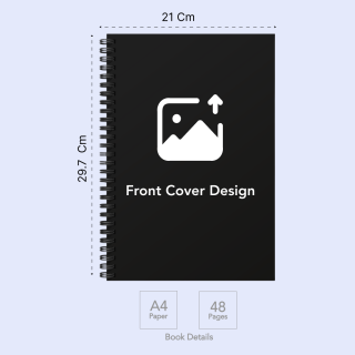 Custom-Made Wiro Softcover Workbook / Journal A4 | 48 Pages