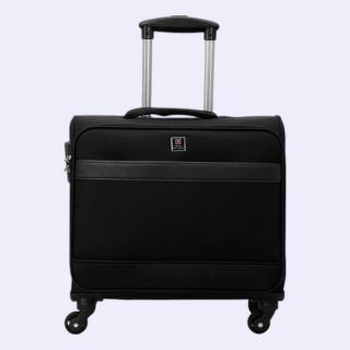 Swiss Military Astral Overnighter Trolley Bag - Black - 32L
