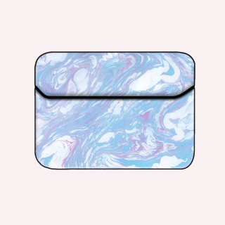 Skin Mantra Marble Mesh 1 Laptop Sleeve-Sky Blue-15.6Inch