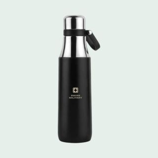 Swiss Military Vacuum Flask- Black- 500ml