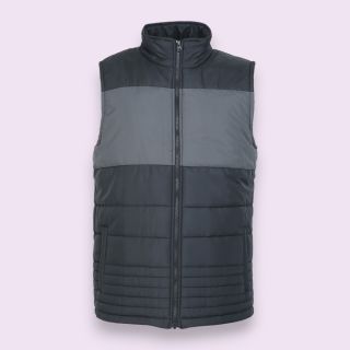 UCB Bomber Jacket-Sleeveless- Black with Grey