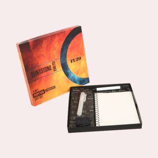 Flintstone Notebook 4-in1 Gift Set- White with Black A5- 72 Sheets