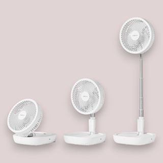 Xech Air Strom 2 Rechargeable Telescopic Fan- White