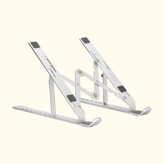 Portronics My Buddy K2 Laptop Stand- Silver