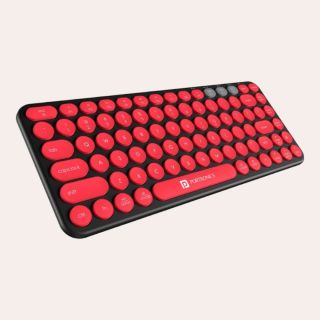 Portronics BUBBLE 2.0 Wireless Keyboard- Black