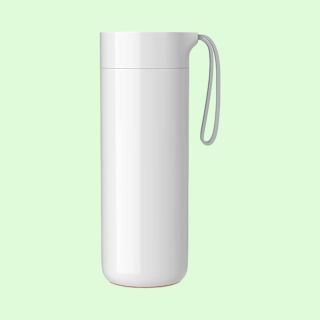 Artiart Butterfly Thermal Suction Bottle- White- 400ml
