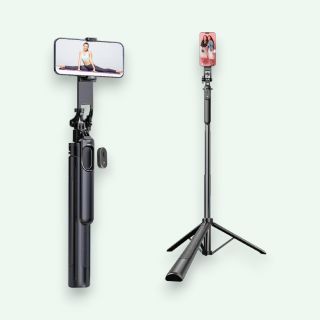Digitek Portable Wireless Selfie Stick Tripod With Remote (Dtr-180Ss)-Black