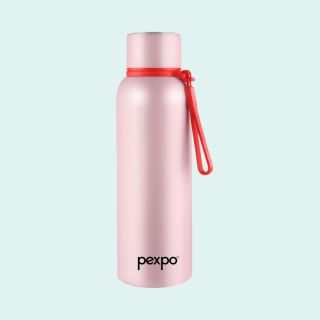 Pexpo Bravo ThremoSteel Hot&Cold Water Bottle- 700ml- Pink
