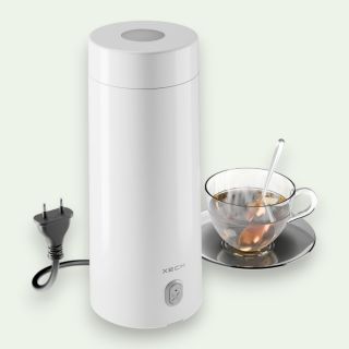 Xech Hydroboil Lite Portable Travel Kettle- 400 ML- White