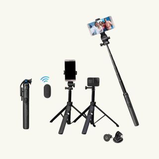 Digitek Tripod Selfie Stick With Wireless Remote (Dtr-525 Ss)-Black