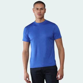 Greys&Blues Mobilitee Round Neck T-Shirt- Royal Blue
