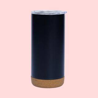 Hookie Mug- Black With Natural Brown- 450ml