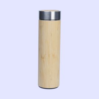 Bamboo Flask- Natural Brown- 450ml