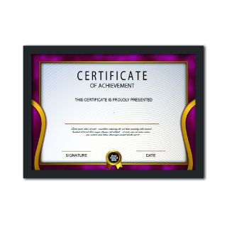 Custom-Made Photo Frame / Framed Certificate | A4 | 0.75” Frame