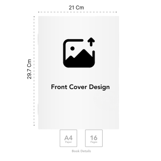 Custom-Made Centre-Pinned softcover Workbook / Journal | A4 | 16 Pages