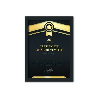 Custom-Made Photo Frame / Framed Certificate | A5 | 0.75” Frame