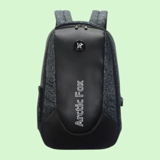 Arctic Fox Alarm Anti-Theft Backpack- Black- 36L