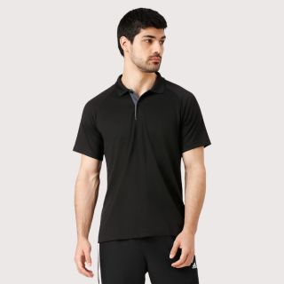 Adidas Aeroready Polo T-Shirt- Black