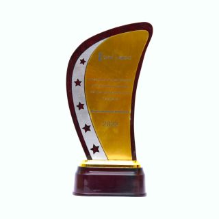 Aquarius Trophy-Brown with Gold