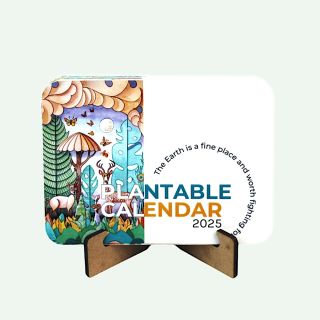 Everyday Plantable Calendar MDF Stand 3.5"x5"
