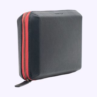 Ally PU Tech Pouch - Black with Red
