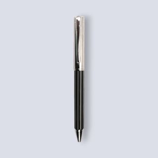 Zebra Pen- Black With Silver