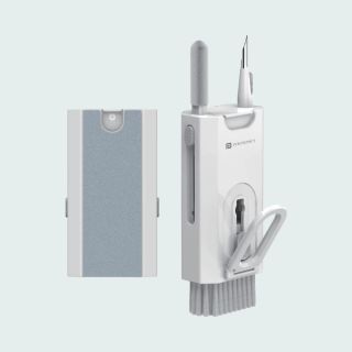 Portronics Clean M 8-in-1 Multifunction Cleaning kit- White