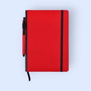 Primo Notebook- Red- A5- 96 Sheets