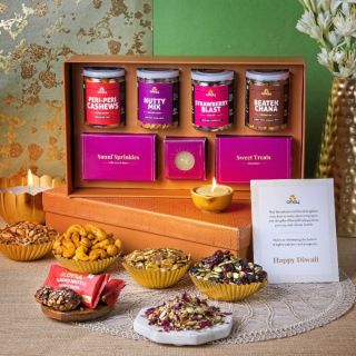 Omay Foods Goodness Inside Diwali 8-in-1 Gift Box