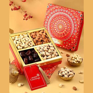 Raw Fruit Mandala Dry Fruit Box