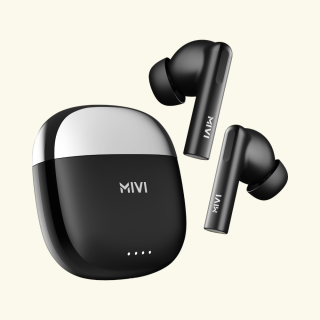 Mivi DuoPods i4 Earpods- Black- 45 Hrs