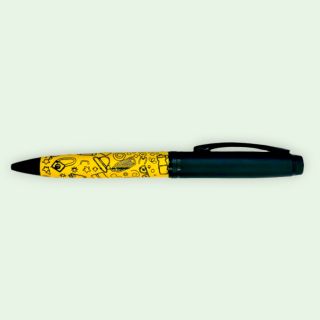 Customized Submarine Doodle Pen-Black with yellow