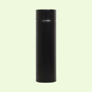 Stainless Steel Temperature Bottle - Black - 500ml
