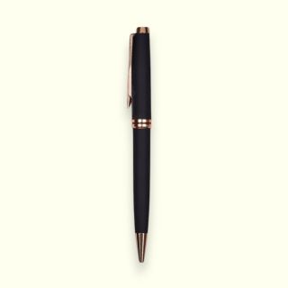 Gio Gold Metal Pen- Black with Gold