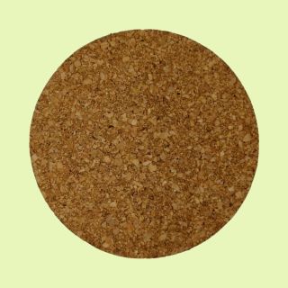 Single Plain Cork Coaster- Natural Brown