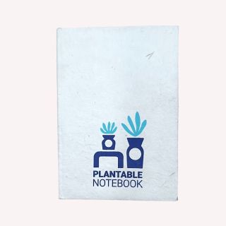 Eco Notes Plantable Hard Bound Dairy : A5 - White -192 Pages