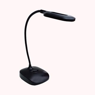 Swan Rechargeable Flexi Table Lamp With Mobile Stand- Black