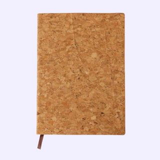 Cork Eco Friendly A5 Notebook- Natural Brown